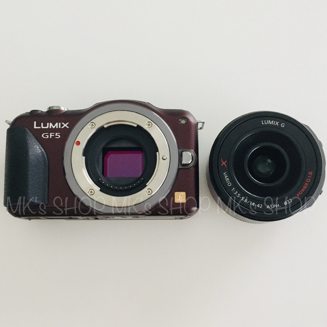 【美品】ミラーレス一眼 LUMIX DMC-GF5X ブラウン　SDカード付き