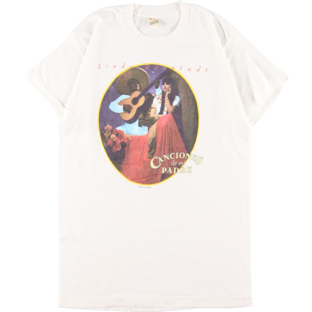 80年代 スクリーンスターズ SCREEN STARS Linda Ronstadt リンダ ロンシュタット バンドTシャツ バンT USA製 メンズS ヴィンテージ /eaa350690