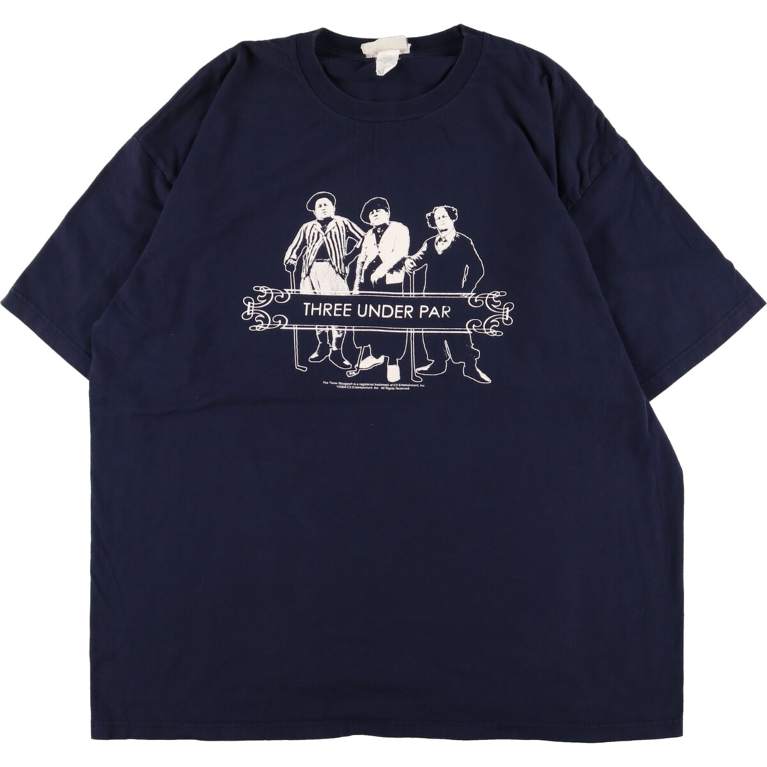 00年代 THE THREE STOOGES 三ばか大将 プリントTシャツ メンズXXL /eaa351528