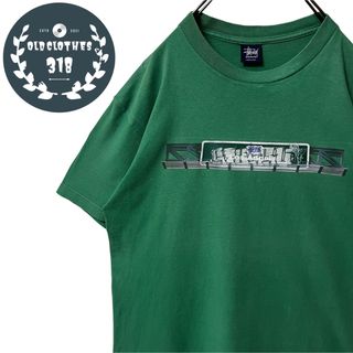 ステューシー(STUSSY)の【STUSSY】ステューシー 90s USA製 S/S Tee ロゴプリント(Tシャツ/カットソー(半袖/袖なし))