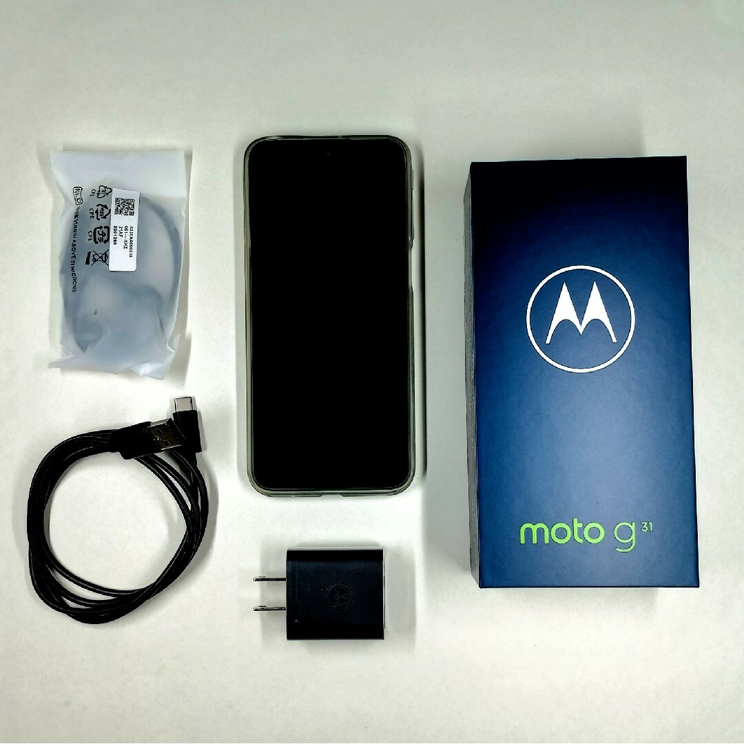 Motorola(モトローラ)のmoto g31 SIMフリー 中古品 スマホ/家電/カメラのスマートフォン/携帯電話(スマートフォン本体)の商品写真