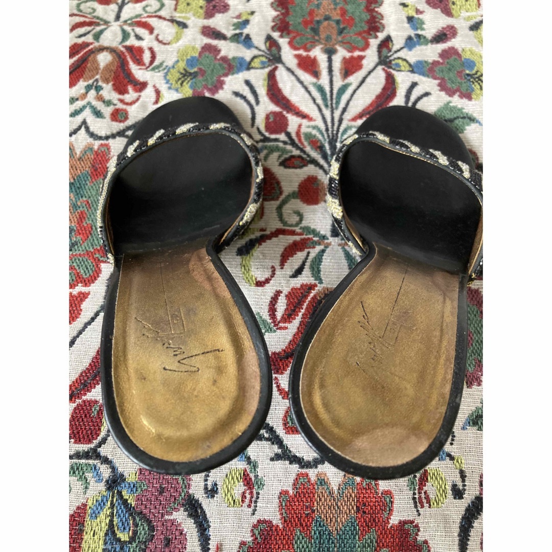 GIUZEPPE ZANOTTI ジュゼッペザノッティ ミュール サンダル .5の