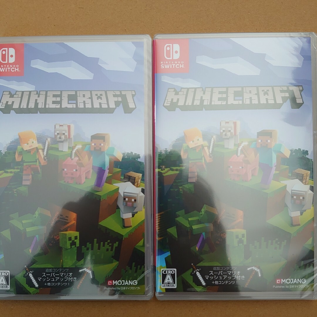 新品 2本セット マインクラフト Minecraft ニンテンドースイッチソフト