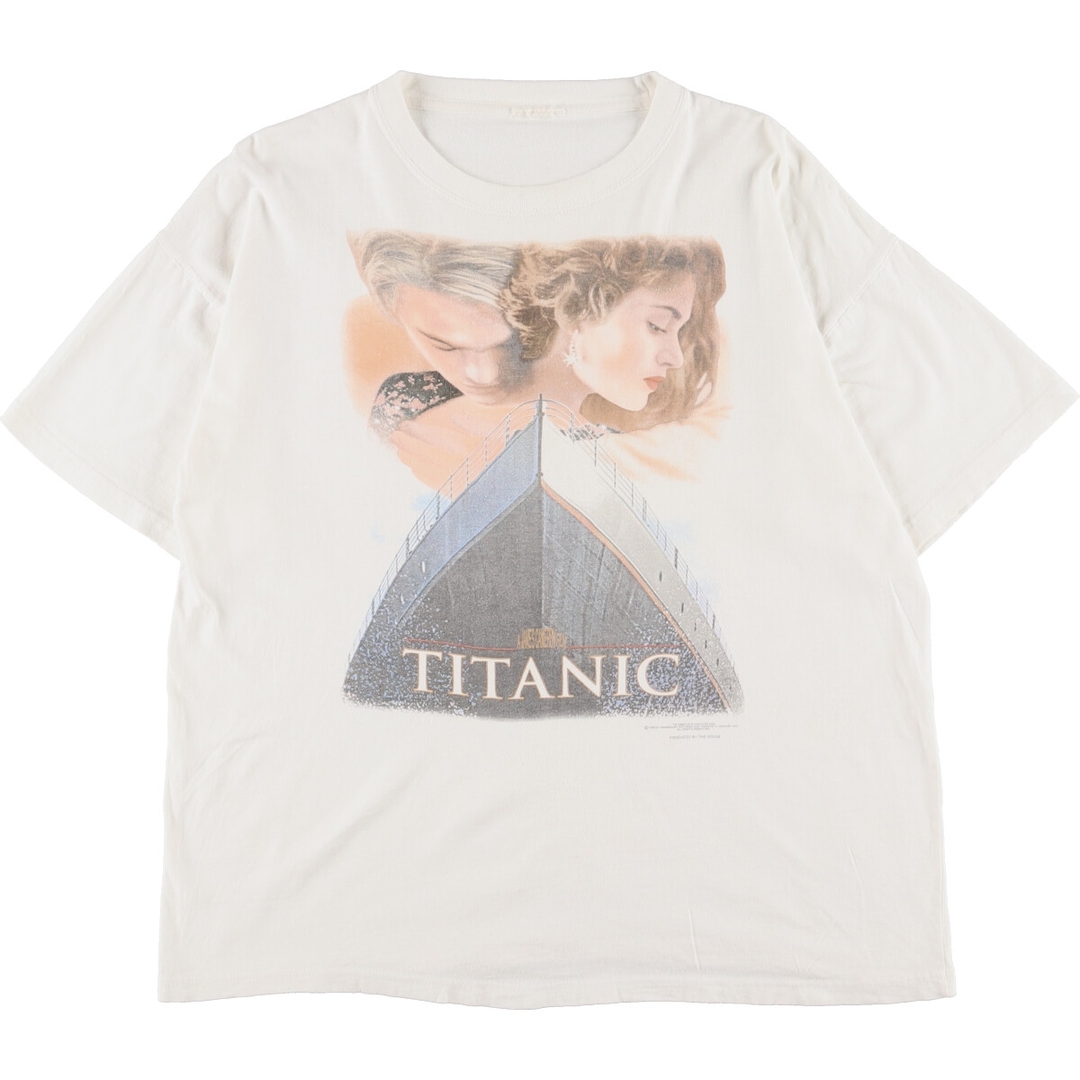 古着 90年代 TITANIC タイタニック 映画 ムービーTシャツ メンズL ...