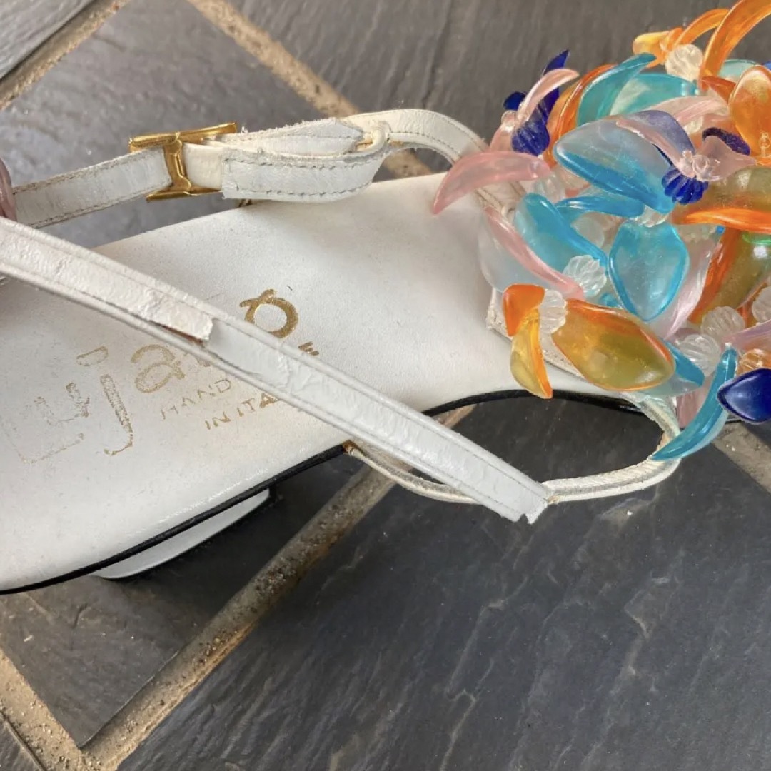 ヴィンテージ　サンダル　古着　レトロ レディースの靴/シューズ(サンダル)の商品写真