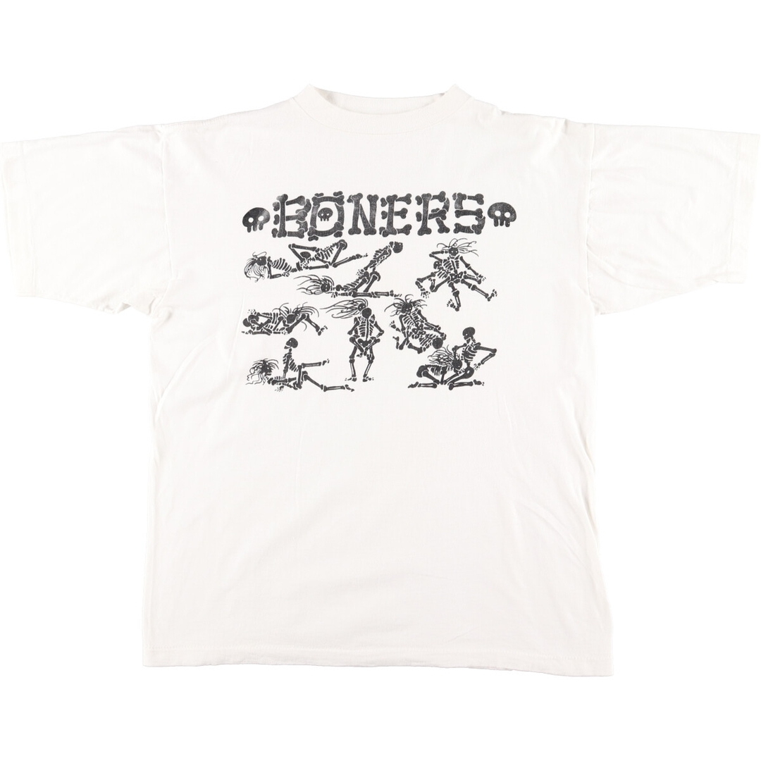 90年代 エロT ドクロ柄 スカル柄 四十八手 プリントTシャツ メンズL ヴィンテージ /evb002116