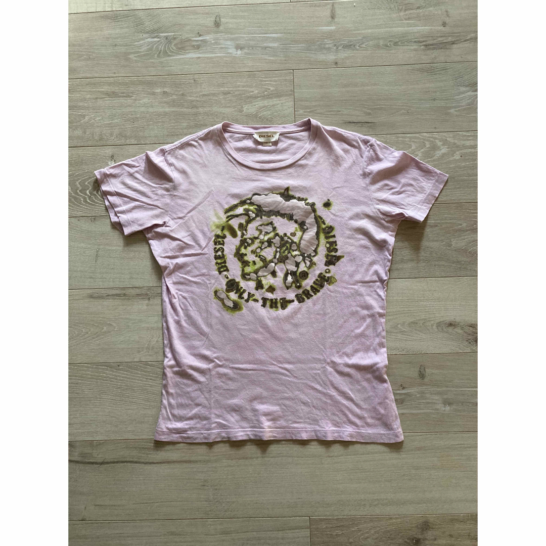 DIESEL(ディーゼル)のディーゼル DIESEL Tシャツ ブレイブマン ピンク メンズのトップス(Tシャツ/カットソー(半袖/袖なし))の商品写真