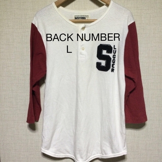 バックナンバー(BACK NUMBER)の*値下げ　¥1888→¥1222  BACK  NUMBER  Tシャツ　(Tシャツ/カットソー(七分/長袖))