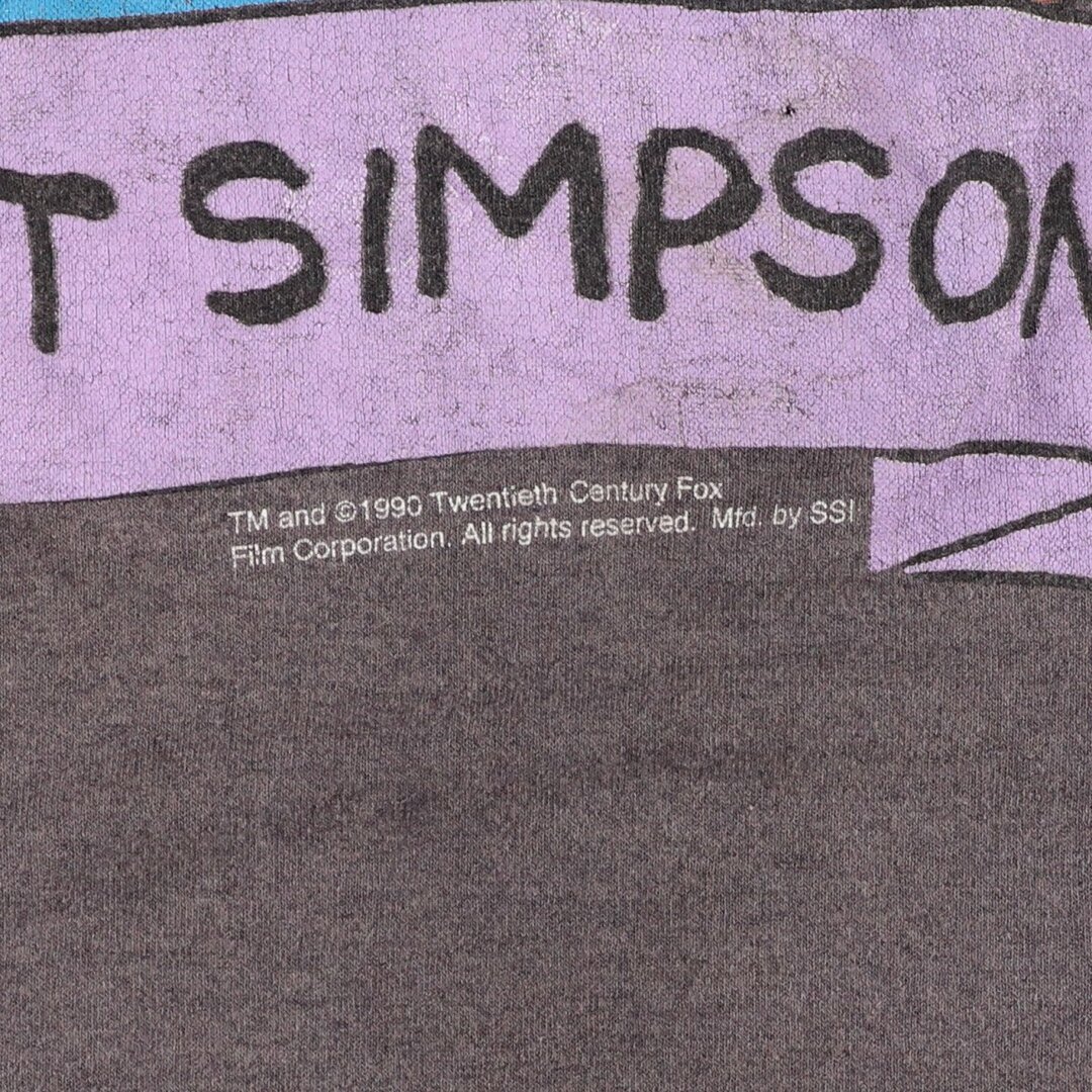 90年代 SSI THE SIMPSONS シンプソンズ バート キャラクタープリントTシャツ USA製 メンズL ヴィンテージ /evb002124