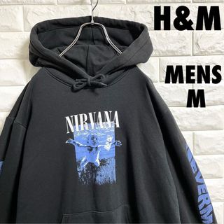 エイチアンドエム(H&M)のH&M パーカー　NIRVANA☆ニルヴァーナ☆ネヴァーマインド　メンズMサイズ(パーカー)