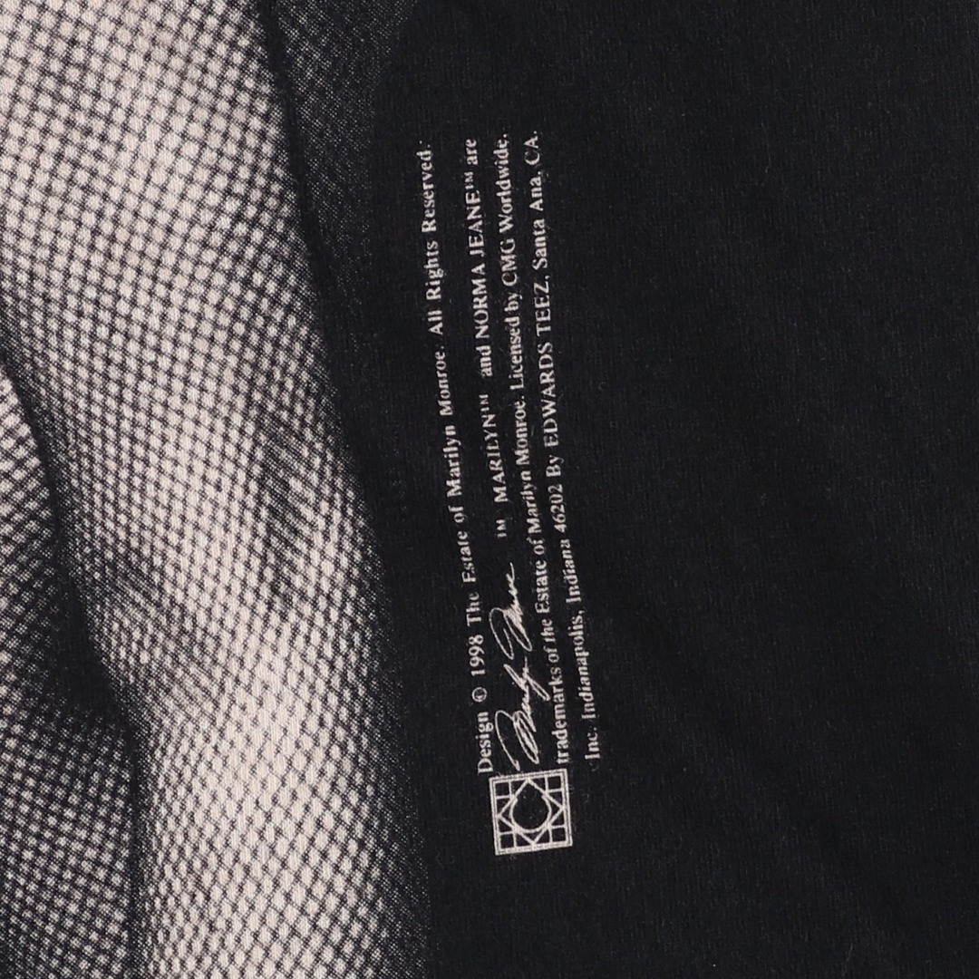90年代 ALSTYLE APPAREL&ACTIVEWEAR マリリンモンロー 総柄 偉人Tシャツ メンズXL ヴィンテージ /evb002144