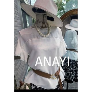 アナイ(ANAYI)の綺麗なお姉さんのANAYI涼しげなシフォントップス(シャツ/ブラウス(半袖/袖なし))