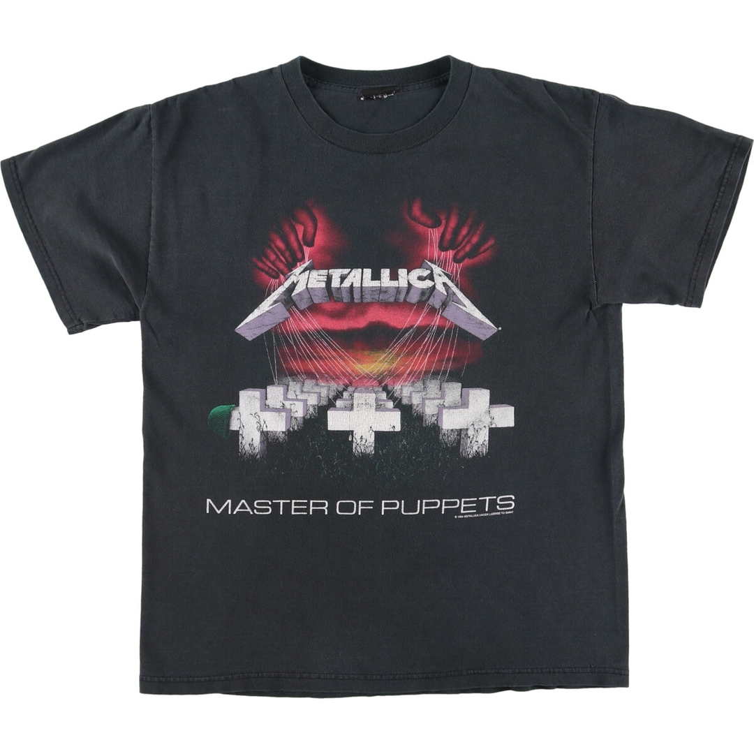 90年代 METALLICA メタリカ MASTER OF PUPPETS バンドTシャツ バンT メンズM ヴィンテージ /evb002190