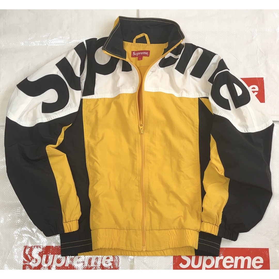 shoulder logo track jacket