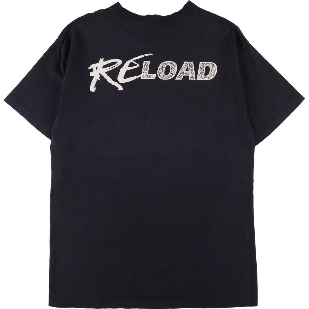 90年代 giant METALLICA メタリカ RELOAD 両面プリント バンドTシャツ バンT メンズL ヴィンテージ /evb001832