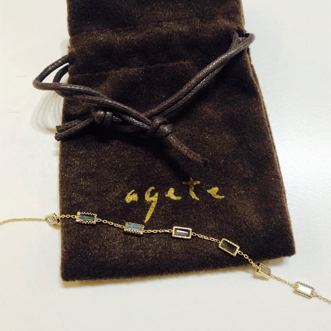 agete - 【美品】ageteアガットブレスレット Dreamy Dreamyの agete - 【美品】ageteアガットブレスレット Dreamy Dreamyの