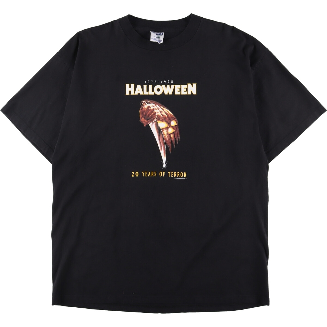 90年代 PTIMA Halloween 20th anniversary プリントTシャツ メンズXL ヴィンテージ /evb001947