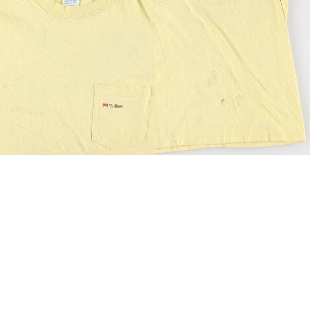 90年代 Alore Marlboro マルボロ トカゲ柄 バックプリント アドバタイジングTシャツ USA製 メンズL ヴィンテージ /evb001949