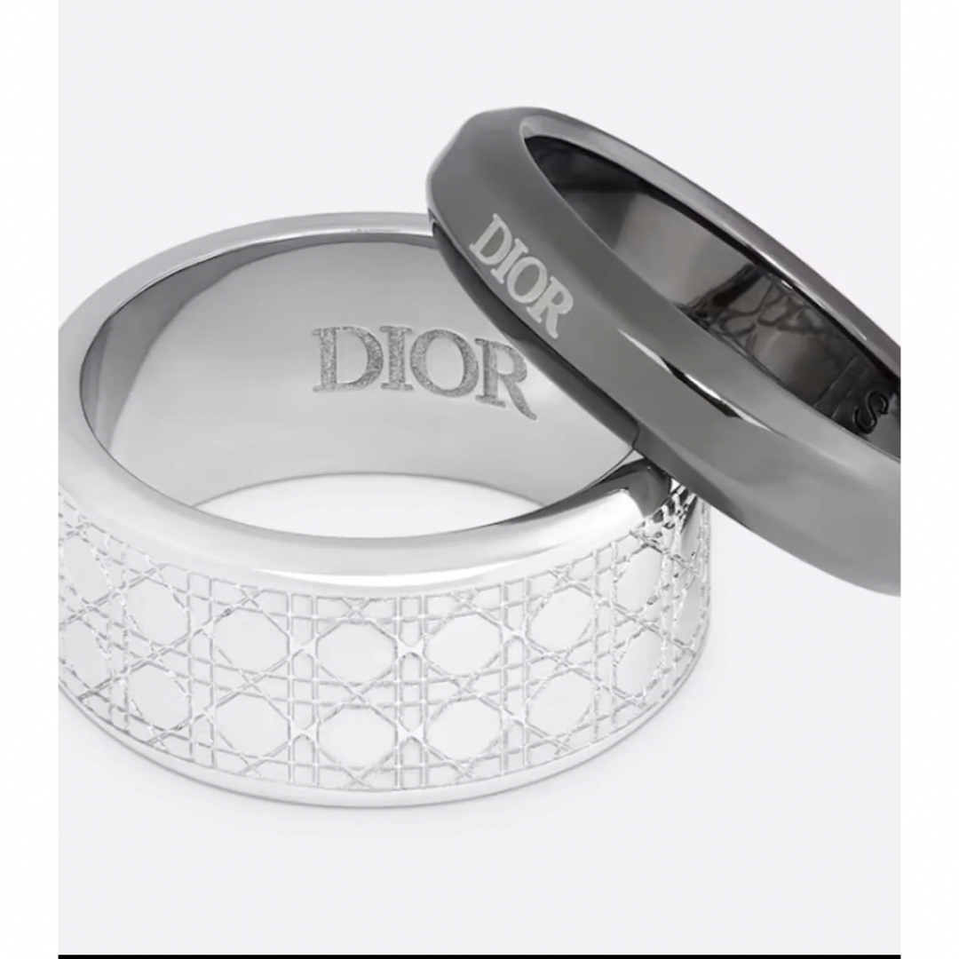 【新品未使用】ディオール　リング セット カナージュ 真鍮　指輪　DIOR