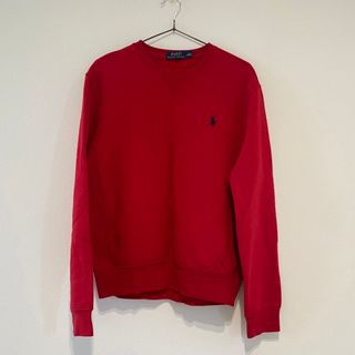 ポロラルフローレン(POLO RALPH LAUREN)のPOLO RALPHLAUREN 赤トレーナー(スウェット)