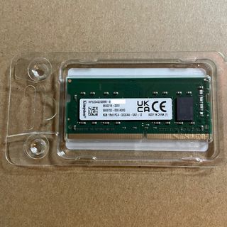 キングストン(Kingston)のKingston ノートパソコン用メモリ DDR4-3200 8GB(PCパーツ)