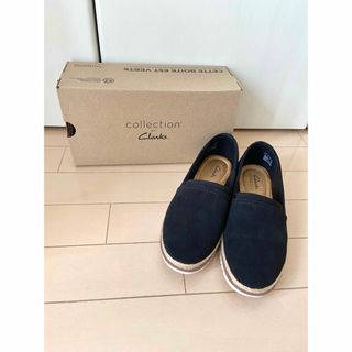 クラークス(Clarks)のClarks: クラークス　スウェード　サイズ6 1/2(スリッポン/モカシン)