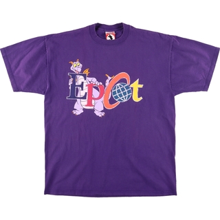古着 90年代 MICKEY,INC FIGMENT フィグメント キャラクタープリントTシャツ USA製 メンズXL ヴィンテージ /evb002093(Tシャツ/カットソー(半袖/袖なし))