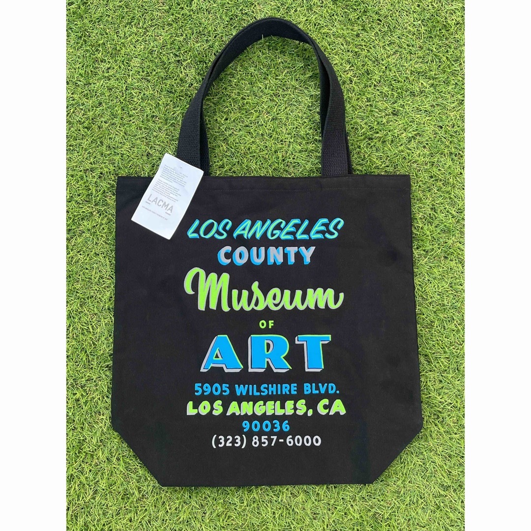 LACMA Hand Painted Sign Tote トートバッグ