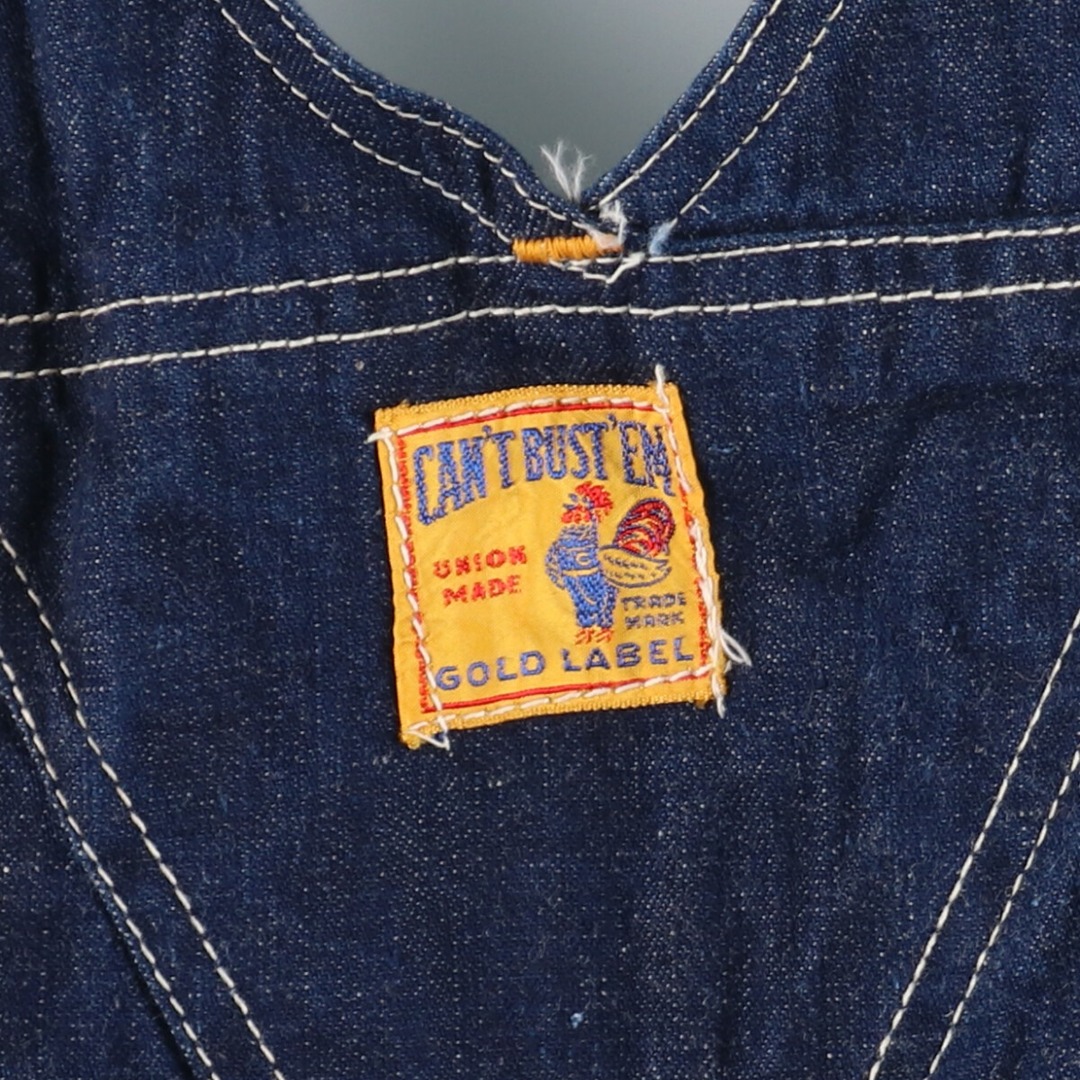 古着 濃紺 40年代 キャントバステム Can't Bust'Em デニム