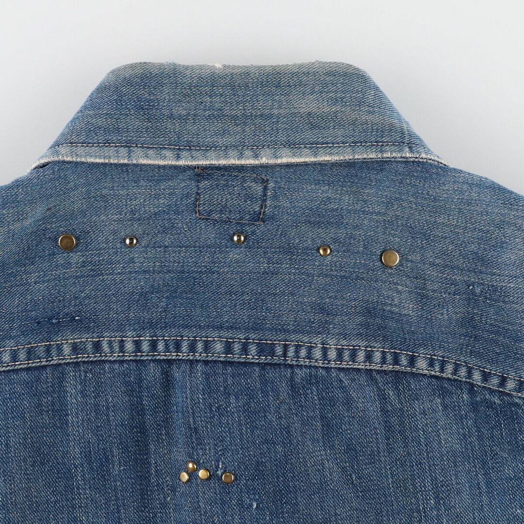 Lee - 古着 40年代 リー Lee 101-J 袖カットオフ スタッズ付き デニム