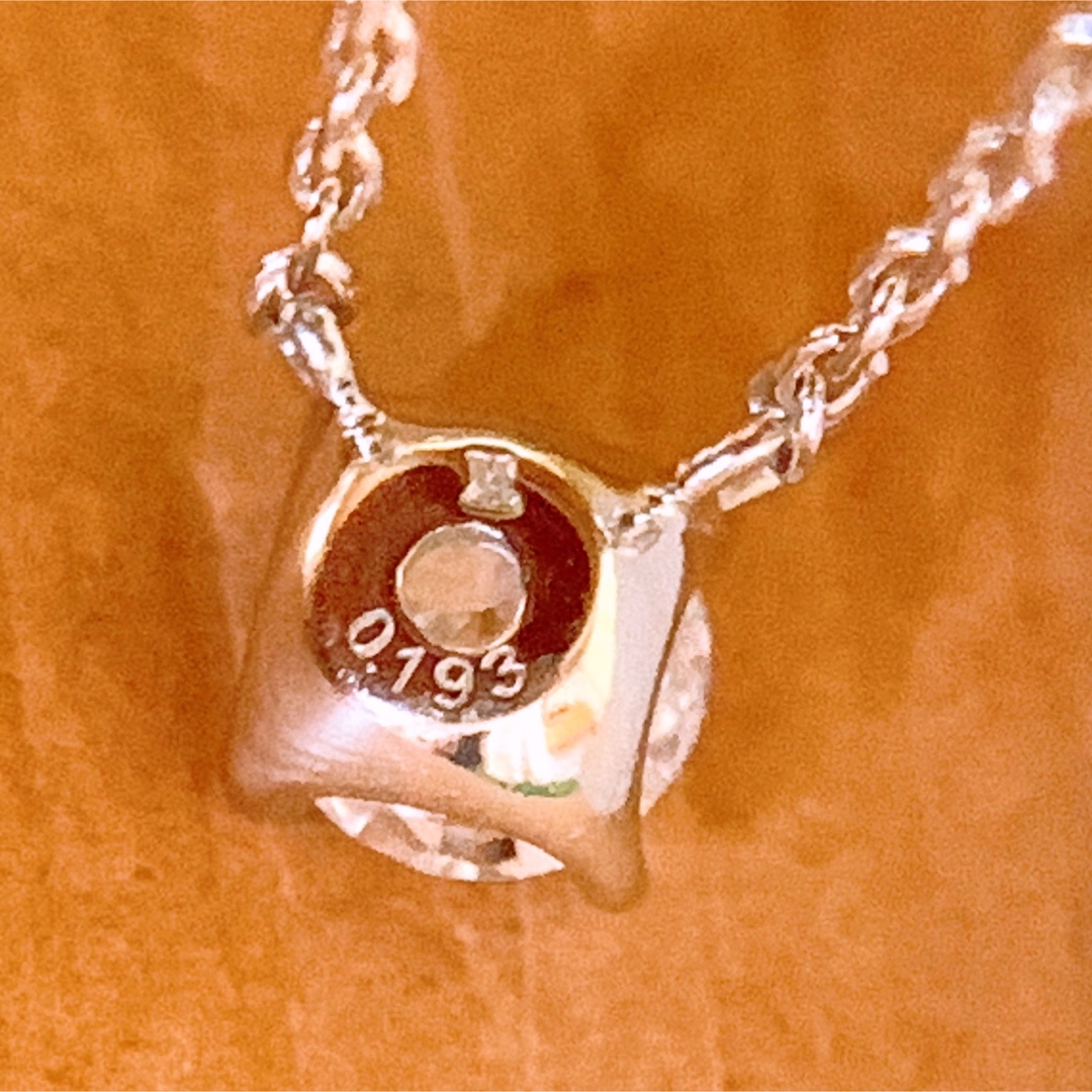 美品❗️VENDOME AOYAMA❗️D0.193CT✨プラチナキャトルネックレス