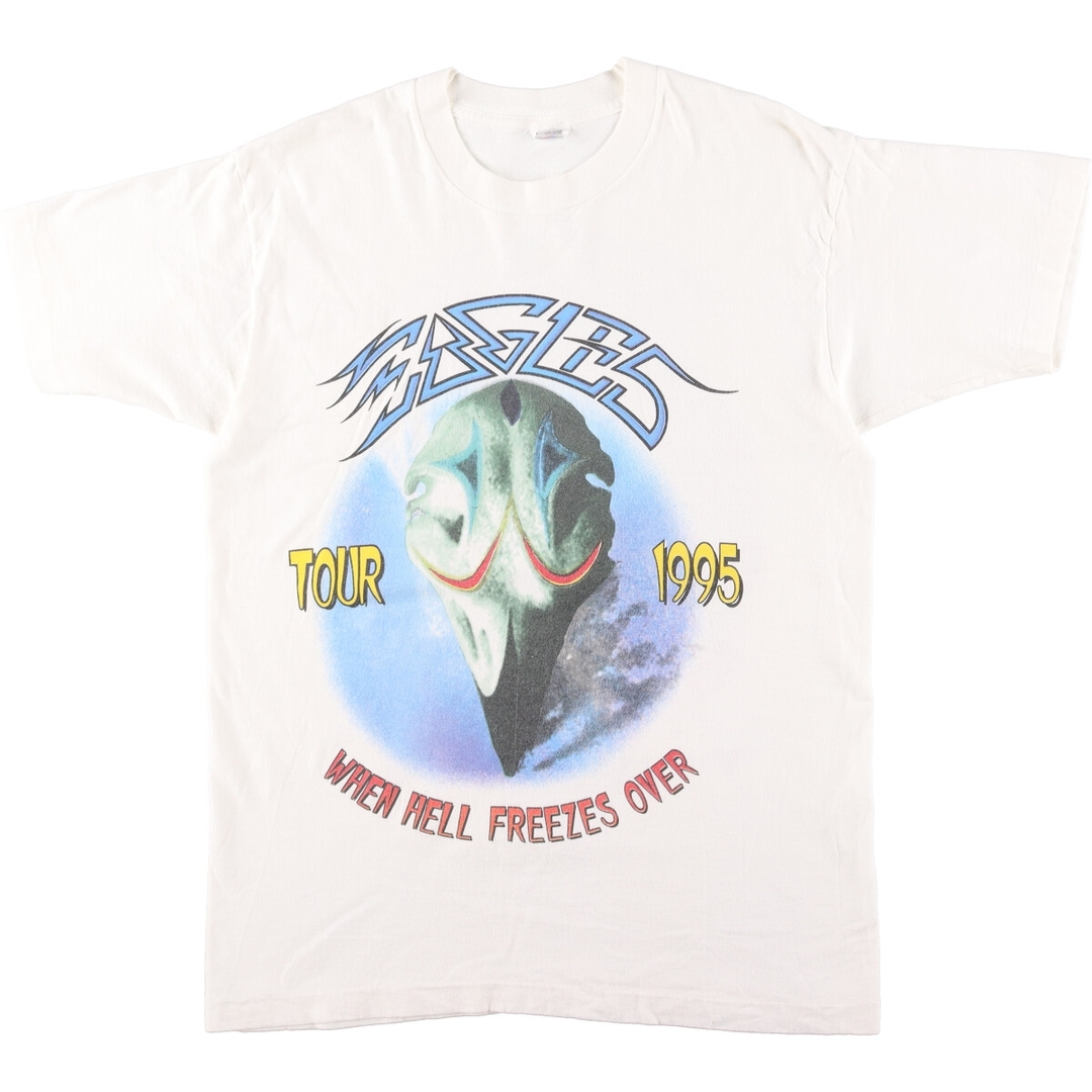 90年代 EAGLES イーグルス HELL FREEZE OVER TOUR 1995 両面プリント バンドTシャツ バンT メンズL ヴィンテージ /evb001812