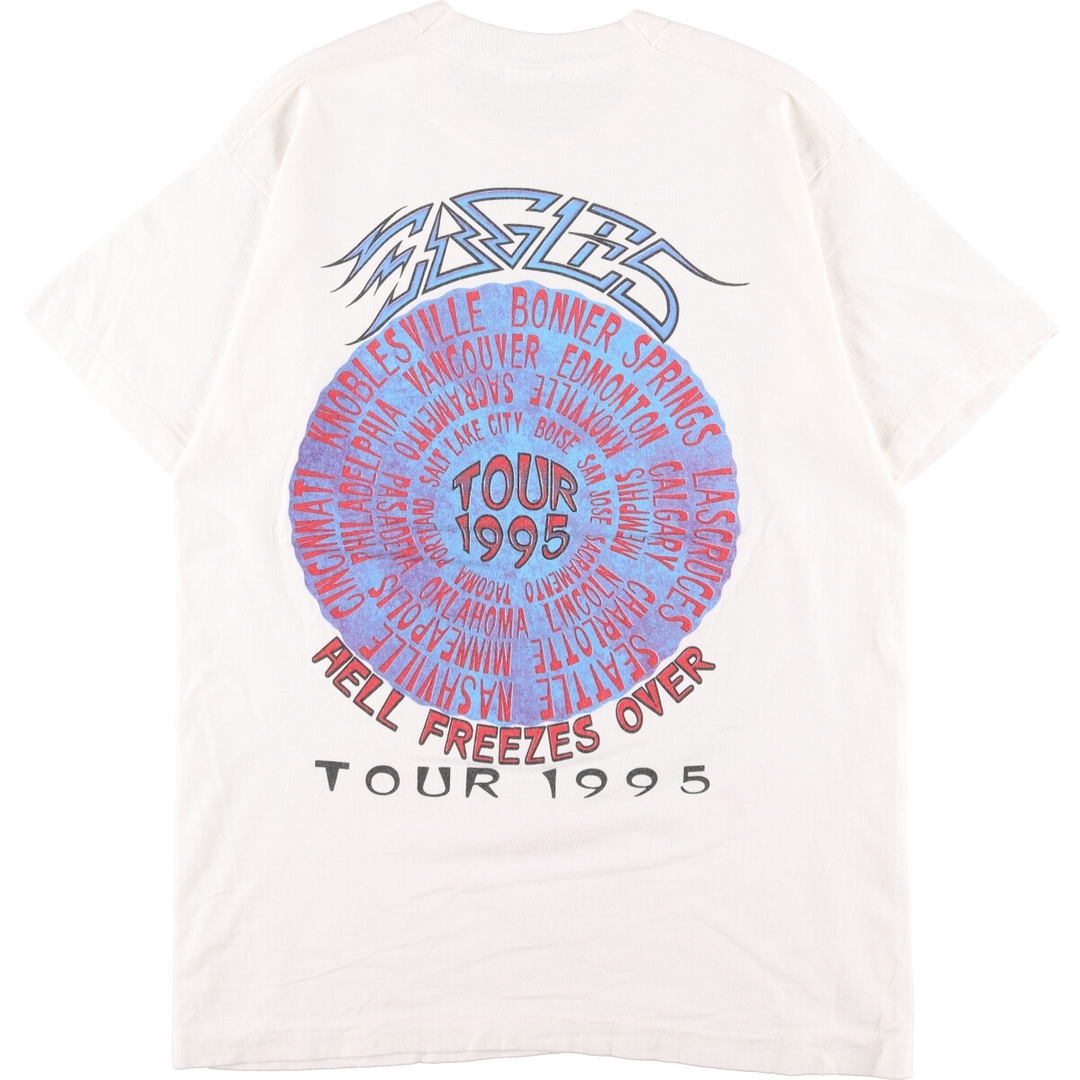 90年代 EAGLES イーグルス HELL FREEZE OVER TOUR 1995 両面プリント バンドTシャツ バンT メンズL ヴィンテージ /evb001812 2