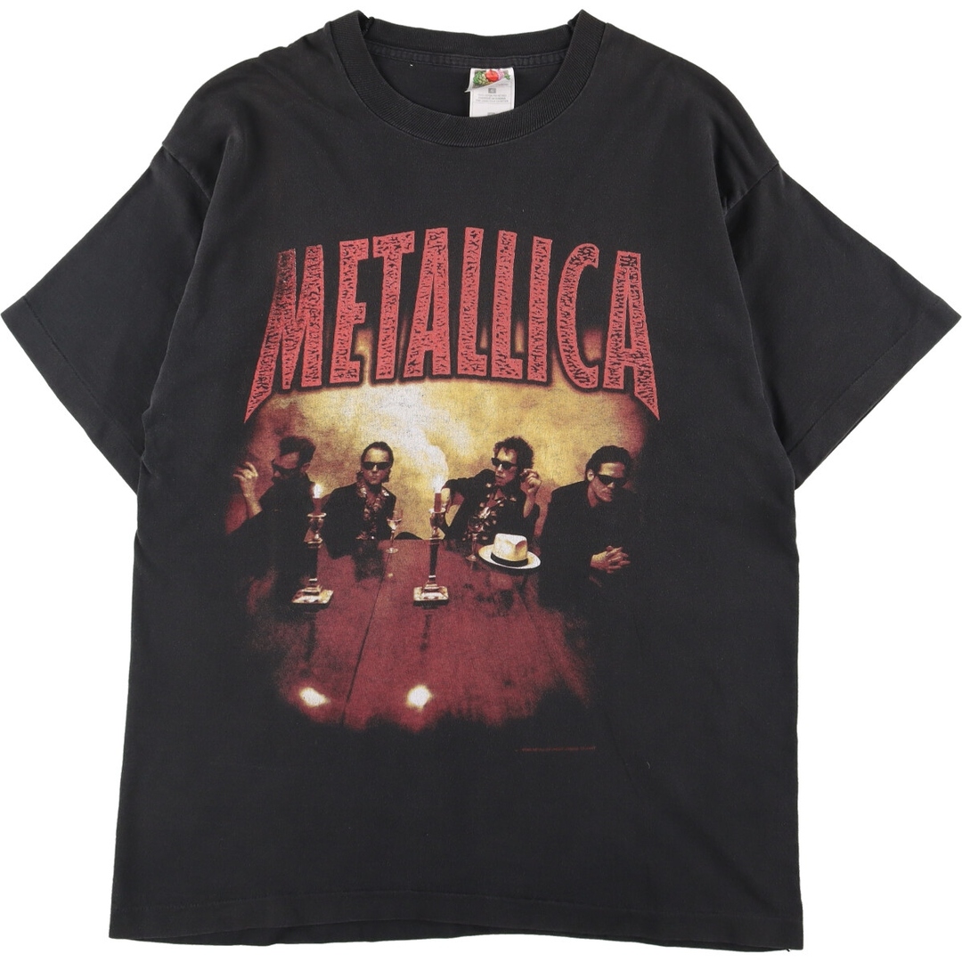 90年代 フルーツオブザルーム FRUIT OF THE LOOM METALLICA メタリカ LOAD TOUR 1996-1997 両面プリント バンドTシャツ バンT カナダ製 メンズL ヴィンテージ /evb001830 1