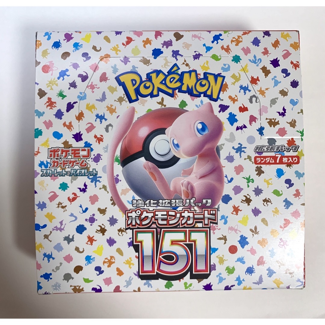 151 1BOX シュリンク無し ペリペリ付き ポケセン産-