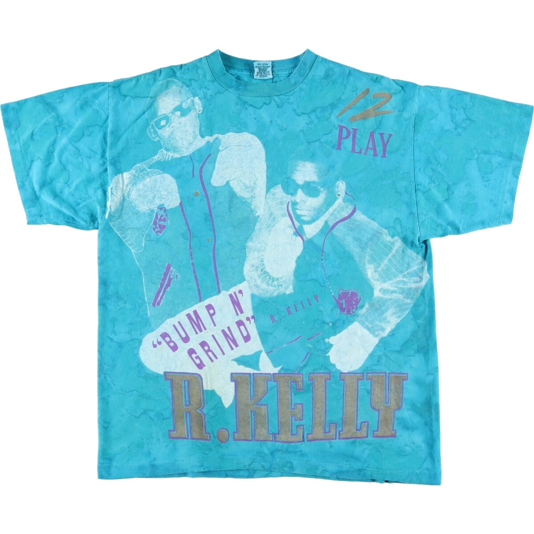 90年代 HRLA R.KELLY R.ケリー 両面プリント バンドTシャツ バンT USA製 メンズL ヴィンテージ /evb002192