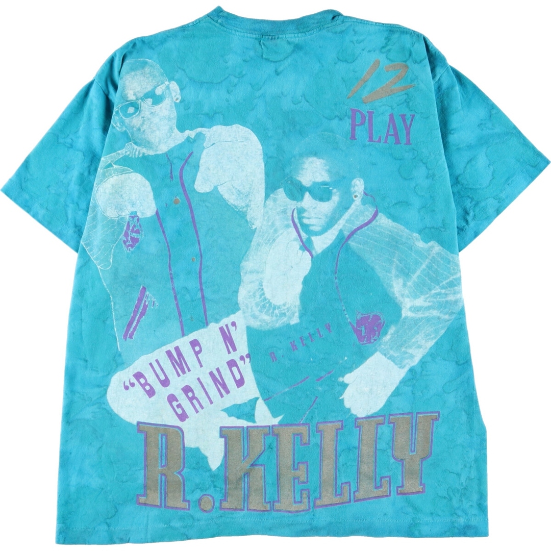 90年代 HRLA R.KELLY R.ケリー 両面プリント バンドTシャツ バンT USA製 メンズL ヴィンテージ /evb002192