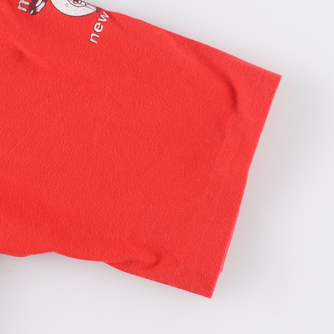 古着 90年代 LUCKY WIND Nervous RECORDS 袖プリント アドバタイジングTシャツ イタリア製 メンズXL ヴィンテージ /eva001251 メンズのトップス(Tシャツ/カットソー(半袖/袖なし))の商品写真