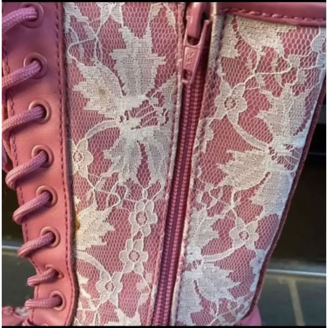 レア】Dr.Martens ドクターマーチン ピンク レースの通販 by ayk's