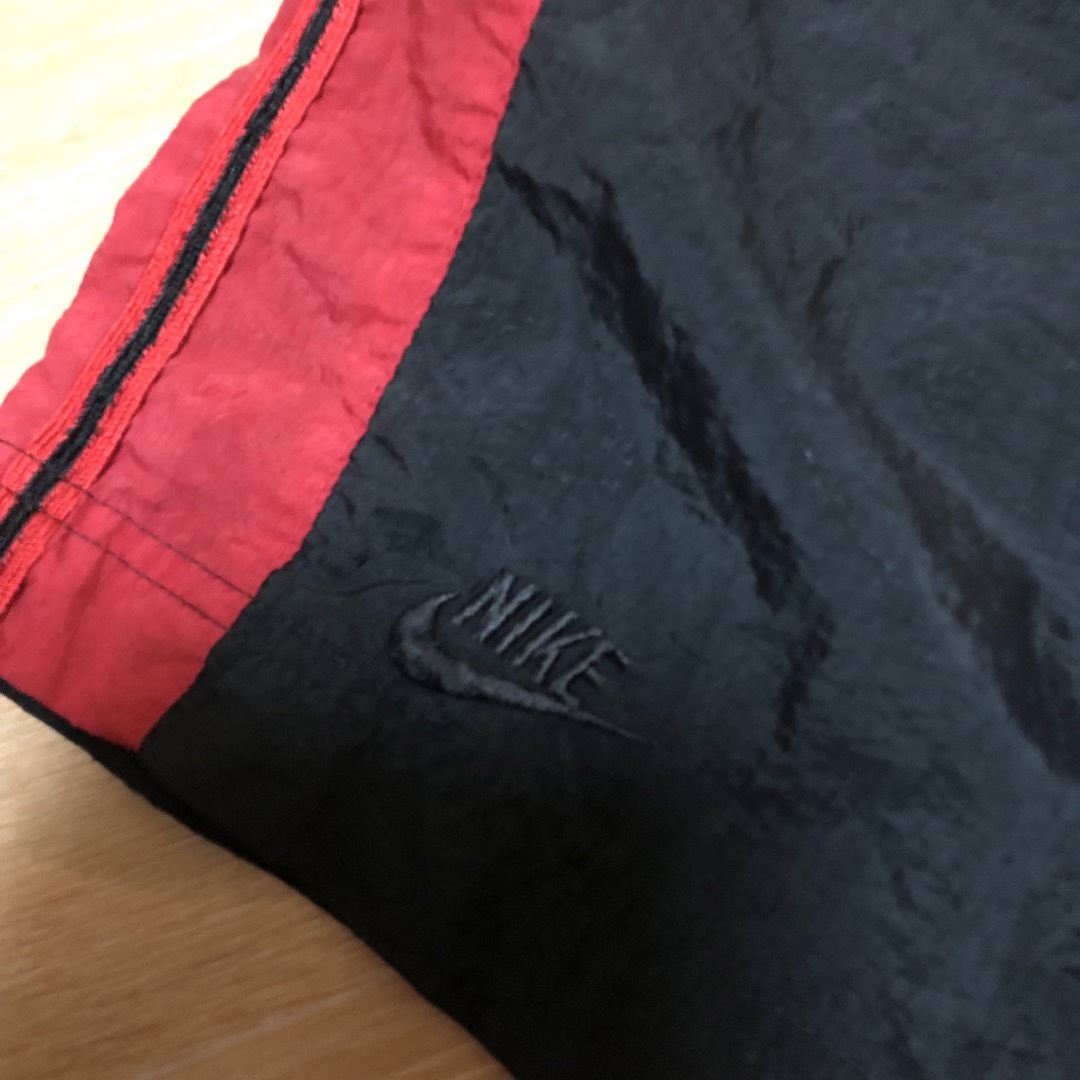 レア 90s NIKE AIR JORDAN 刺繍ロゴ ナイロンパンツ M