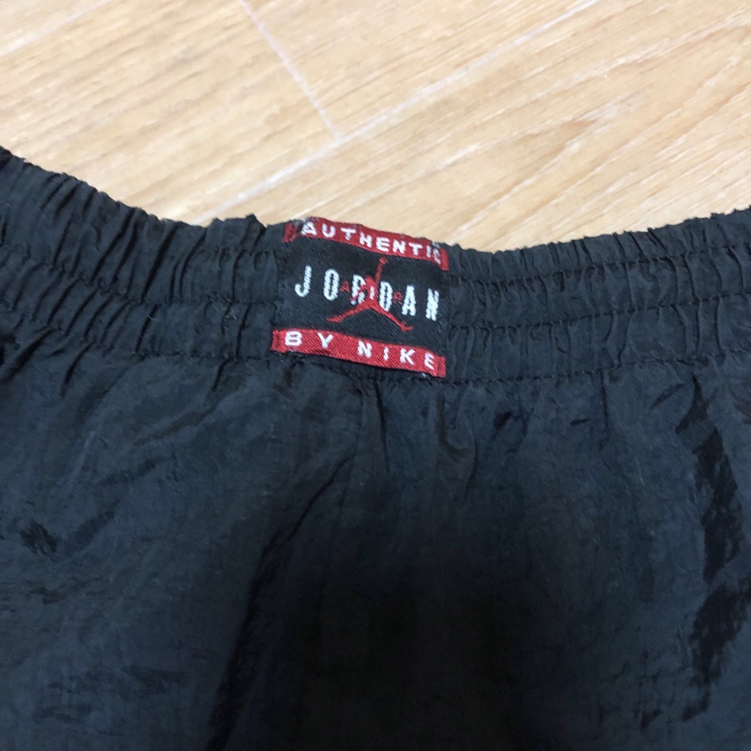 レア 90s NIKE AIR JORDAN 刺繍ロゴ ナイロンパンツ M