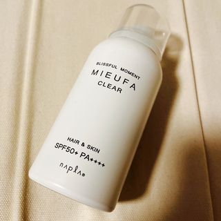 ナプラ(NAPUR)のミーファ フレグランスUVスプレー クリア SPF50+ PA++++(80g)(日焼け止め/サンオイル)