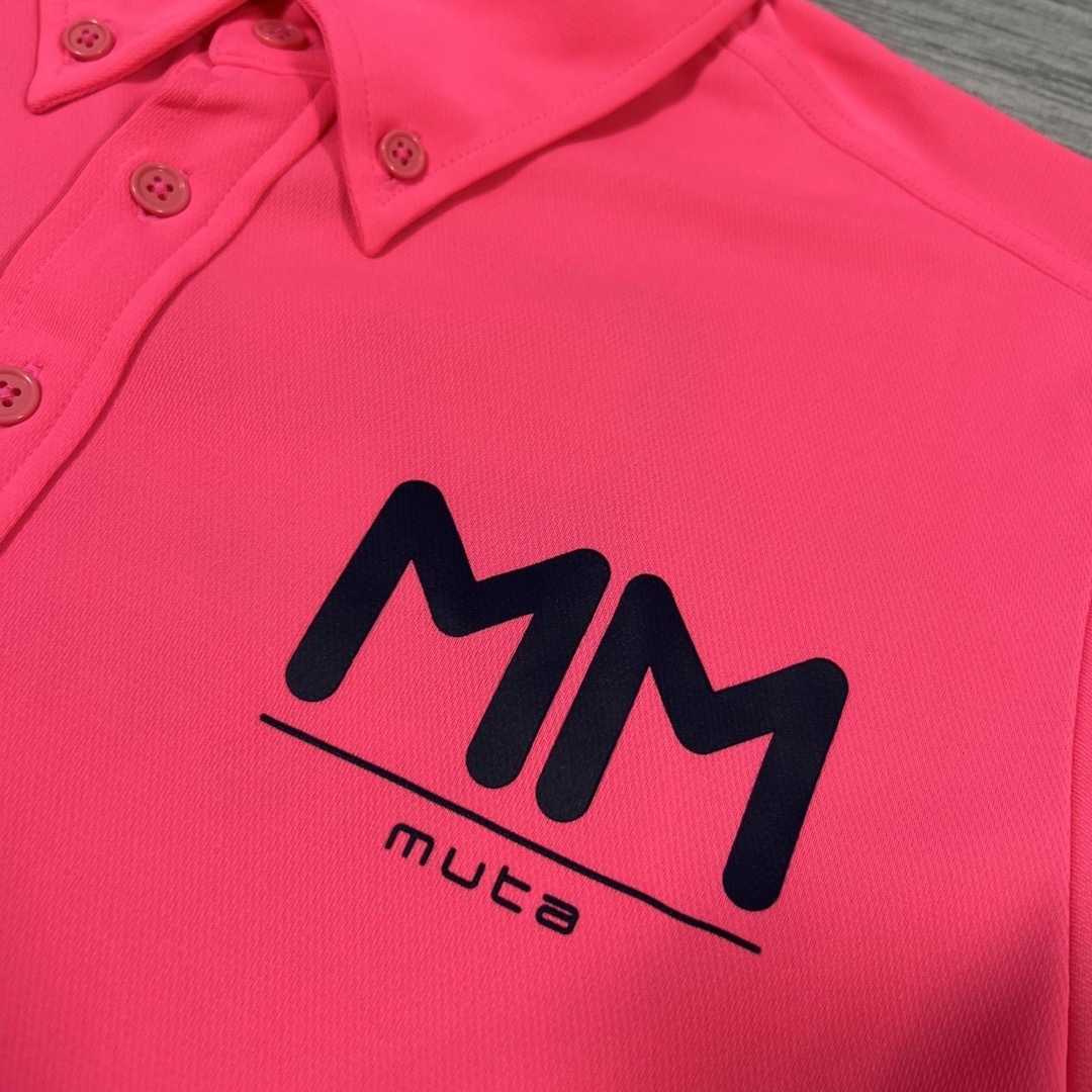 MUTA ムータ ゴルフウェア セーター ニット Mサイズ ピンク ベージュ