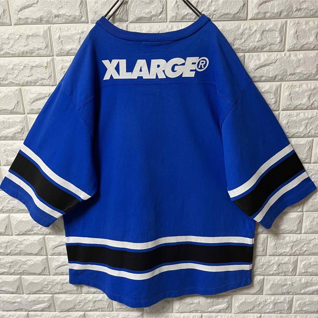 XLARGE(エクストララージ)の【XLARGE】エクストララージ ハーフスリーブ Tee ゲームシャツ XL メンズのトップス(Tシャツ/カットソー(半袖/袖なし))の商品写真