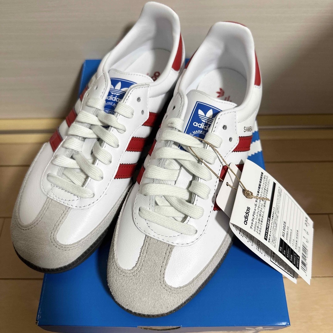 adidas Samba Og サンバ ホワイト レッド 23.5 cm | www.innoveering.net