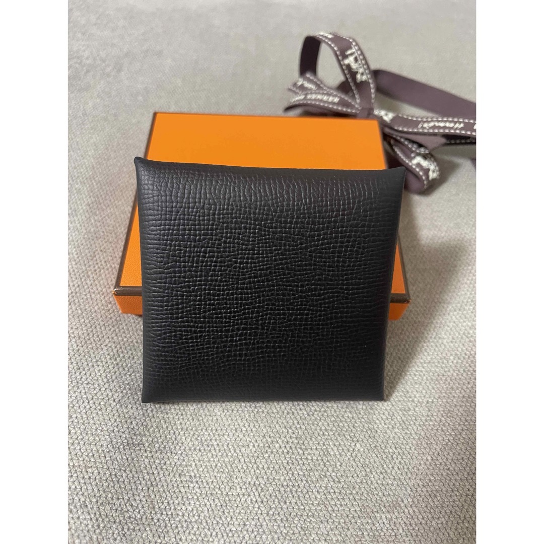 エルメス　HERMES 新品！バスティア　黒＃コインケース