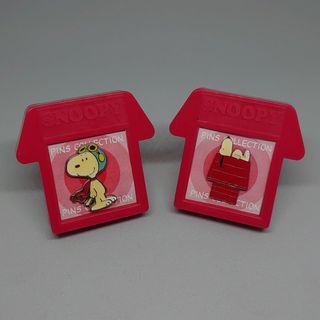 スヌーピー(SNOOPY)のSNOOPY ピンバッジ2個セット(キャラクターグッズ)