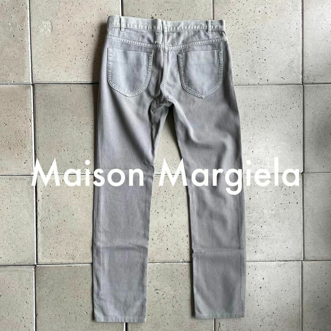 maisonmargielaここのえ期 メゾン マルジェラ コットン デニムパンツ 46 グレー