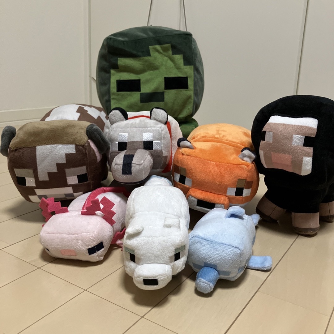 マインクラフト　ぬいぐるみセット