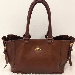 B5 極美品 Vivienne Westwood レザー トートバッグ チャーム